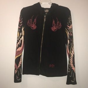 Harley Davidson zip up hoodie